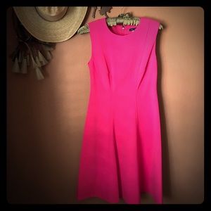 NWT Tommy Hilfiger Pink Fit & Flare Dress. Size 2.